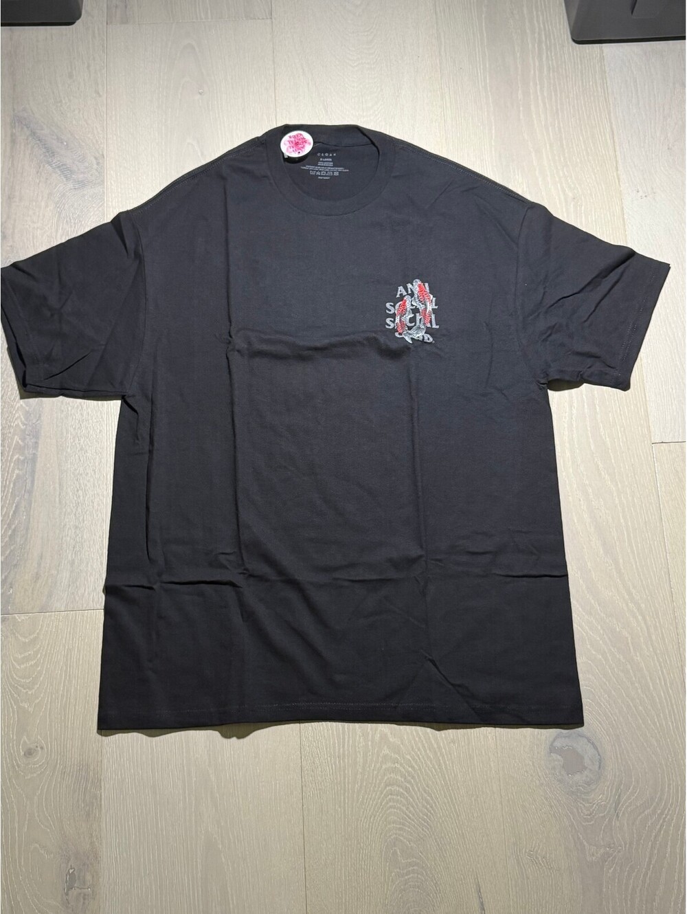 Anti Social Social Club x Cloak Koi Graphic Tee Black XL New Authentic